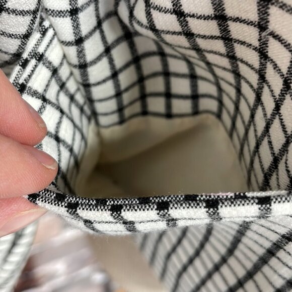 Cabi #3173 Osaka Nights Blazer Jacket Windowpane Black White Size Medium - Picture 12 of 16